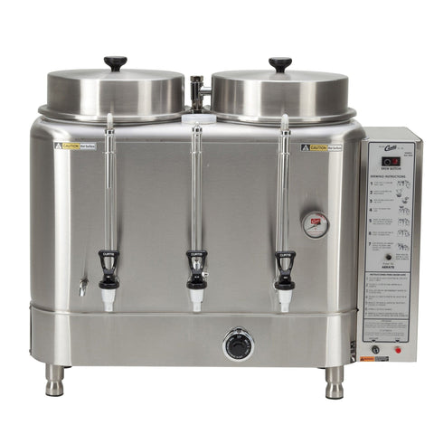 Image of Wilbur Curtis RU-600-12 Twin 6.0 Gallon Automatic Coffee Urn - Voltage Coffee Supply™